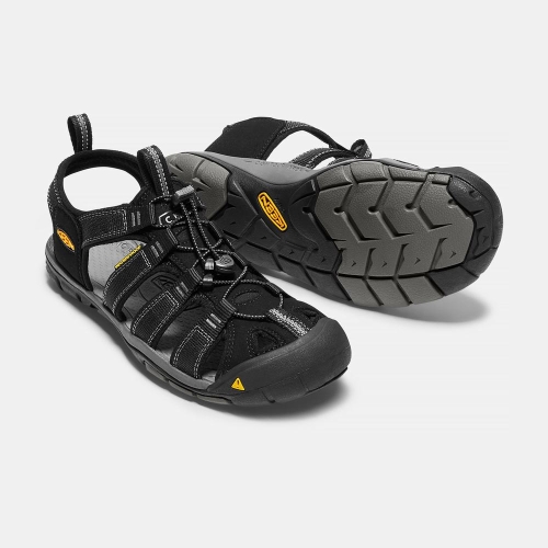 Keen Clearwater Cnx Vandringssandaler Herr Svarta | DOPKQ4385
