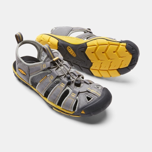 Keen Clearwater Cnx Vandringssandaler Herr Grå Citron | HLRSW8209