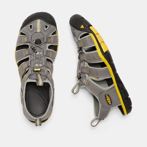 Keen Clearwater Cnx Vandringssandaler Herr Grå Citron | HLRSW8209