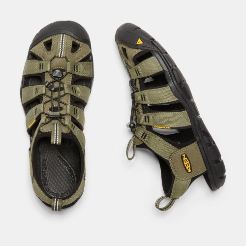 Keen Clearwater Cnx Vandringssandaler Herr Olivgröna Svarta | ODHWC7649