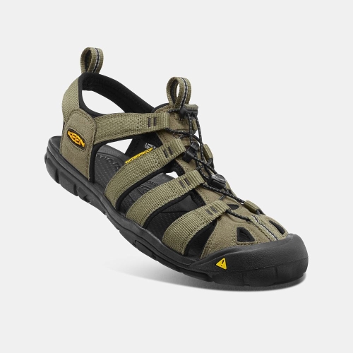 Keen Clearwater Cnx Vandringssandaler Herr Olivgröna Svarta | ODHWC7649