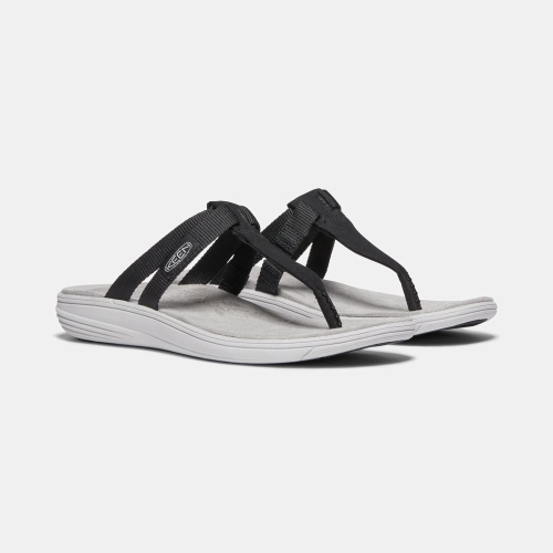 Keen Damaya Flip-Flops Dam Svarta | TVBWX8479