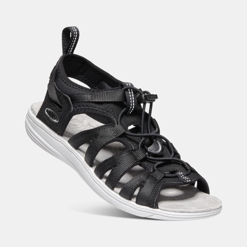 Keen Damaya Lattice Sandaler Dam Svarta | YUICT7402