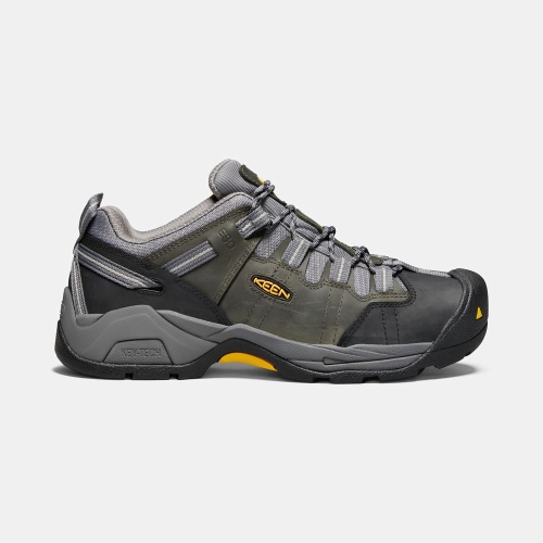 Keen Detroit Xt Esd Soft Tå Arbetsskor Herr Olivgröna Grå | UGMBT8534