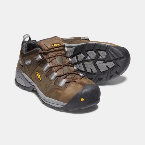 Keen Detroit Xt Esd Steel Tå Arbetsskor Herr Bruna | LDORC5984