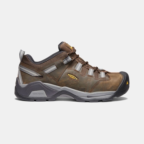 Keen Detroit Xt Esd Steel Tå Arbetsskor Herr Bruna | LDORC5984