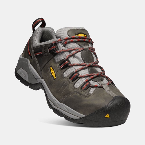 Keen Detroit Xt Int. Met Steel Tå Arbetsskor Herr Olivgröna | MPIQB0812