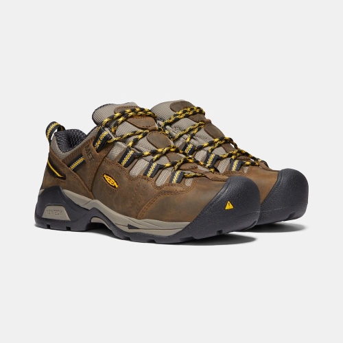 Keen Detroit Xt Int. Met Steel Tå Arbetsskor Dam Bruna Guld | YNVUX4935