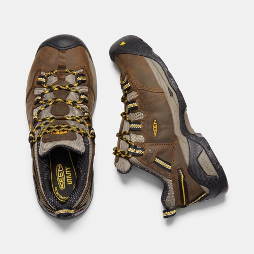 Keen Detroit Xt Int. Met Steel Tå Arbetsskor Dam Bruna Guld | YNVUX4935
