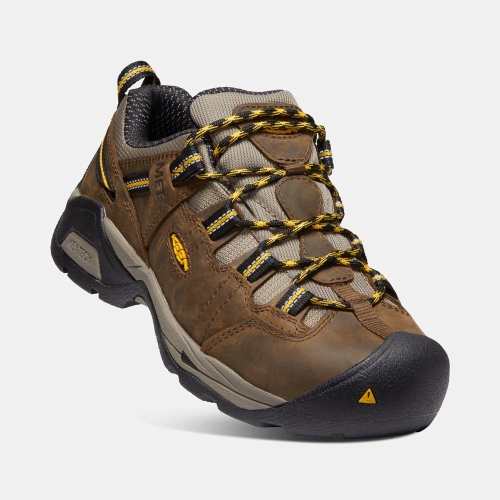 Keen Detroit Xt Int. Met Steel Tå Arbetsskor Dam Bruna Guld | YNVUX4935