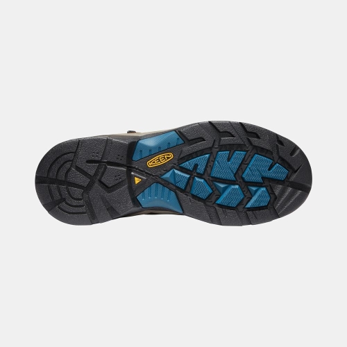 Keen Detroit Xt Mid Vattentäta Steel Tå Arbetskängor Herr Bruna Blå | GZFIX3860