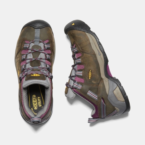 Keen Detroit Xt Steel Tå Arbetsskor Dam Mörkolivgröna | UMSKT6873