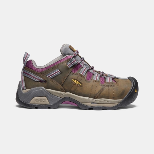 Keen Detroit Xt Steel Tå Arbetsskor Dam Mörkolivgröna | UMSKT6873