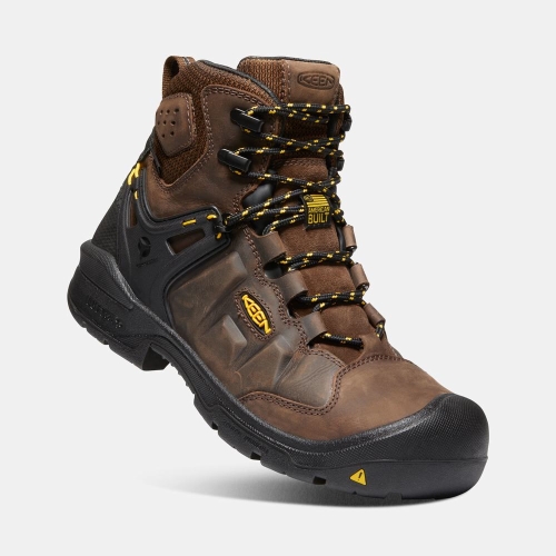 Keen Dover 6 Wp Arbetskängor Herr Bruna Svarta | LHXKB9208