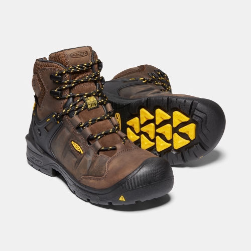 Keen Dover 6 Wp Arbetskängor Herr Bruna Svarta | LHXKB9208