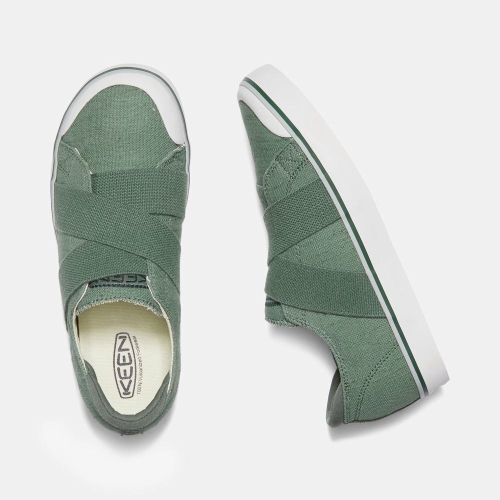 Keen Elsa III Gore Slip On Skor Dam Gröna | WXUTV5437