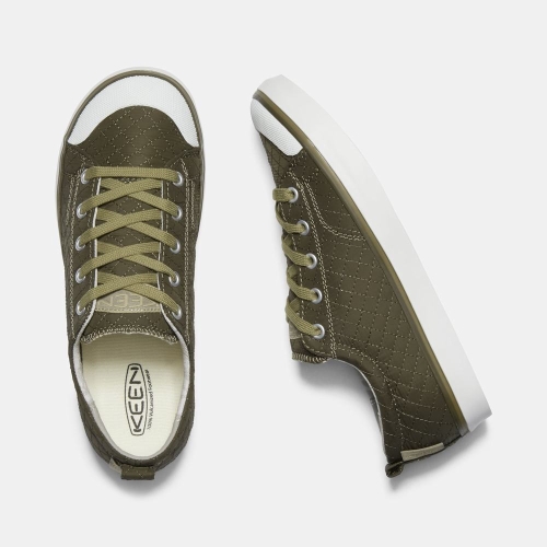 Keen Elsa II Quilted Sneakers Dam Olivgröna | PORWK6718