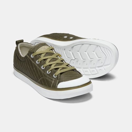 Keen Elsa II Quilted Sneakers Dam Olivgröna | PORWK6718