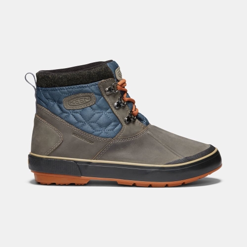 Keen Elsa II Vattentäta Quilted Ankelboots Dam Mörkgrå Blå | ERZBA6951