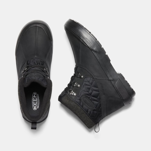 Keen Elsa II Vattentäta Quilted Ankelboots Dam Svarta | KPIJT9461
