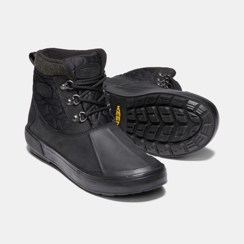Keen Elsa II Vattentäta Quilted Ankelboots Dam Svarta | KPIJT9461