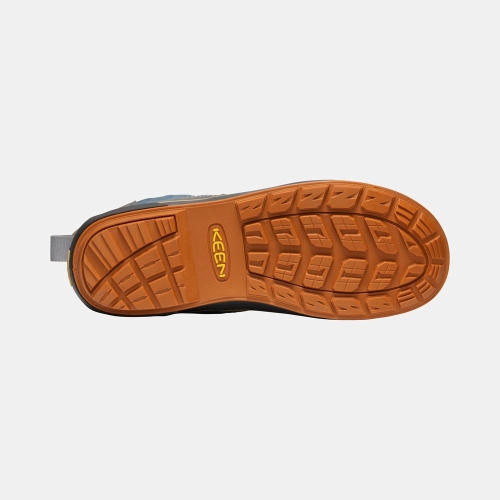 Keen Elsa II Vattentäta Quilted Vinterkängor Dam Mörkgrå Blå | FCHKD6948