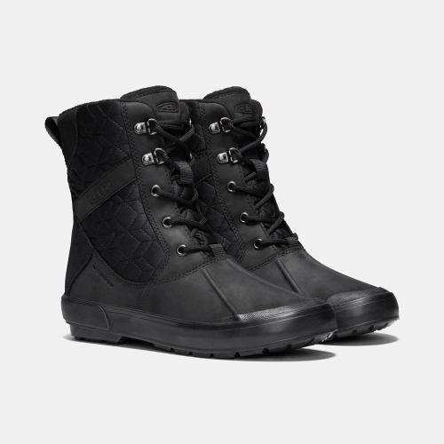 Keen Elsa II Vattentäta Quilted Vinterkängor Dam Svarta | IQPBT4690