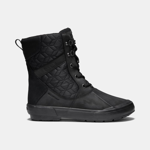 Keen Elsa II Vattentäta Quilted Vinterkängor Dam Svarta | IQPBT4690