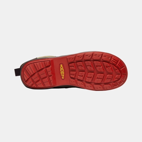 Keen Elsa II Vattentäta Quilted Vinterkängor Dam Choklad Gröna | RAPVC4976