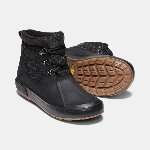 Keen Elsa II Vattentäta Wool Ankelboots Dam Svarta | SGJQB6045