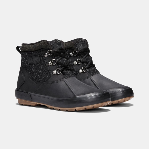 Keen Elsa II Vattentäta Wool Ankelboots Dam Svarta | SGJQB6045
