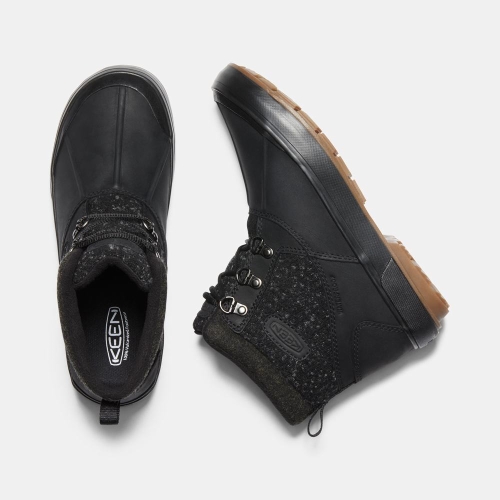Keen Elsa II Vattentäta Wool Ankelboots Dam Svarta | SGJQB6045
