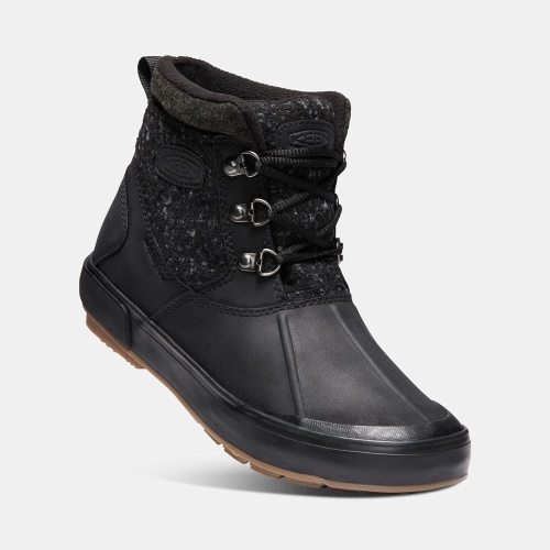 Keen Elsa II Vattentäta Wool Ankelboots Dam Svarta | SGJQB6045