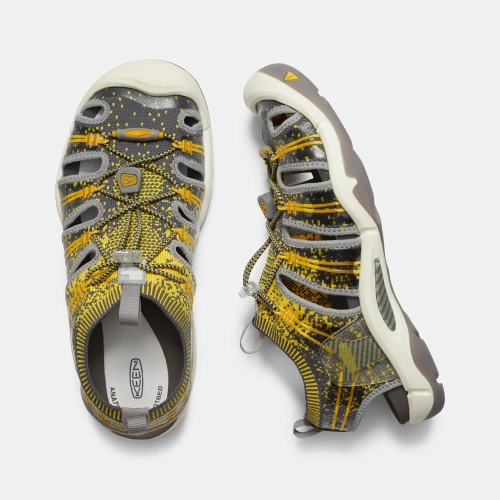 Keen Evofit One Sandaler Herr Grå Gula | WDMZI3940