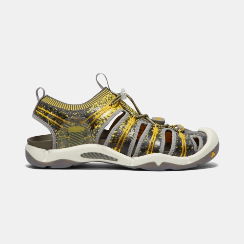 Keen Evofit One Sandaler Herr Grå Gula | WDMZI3940