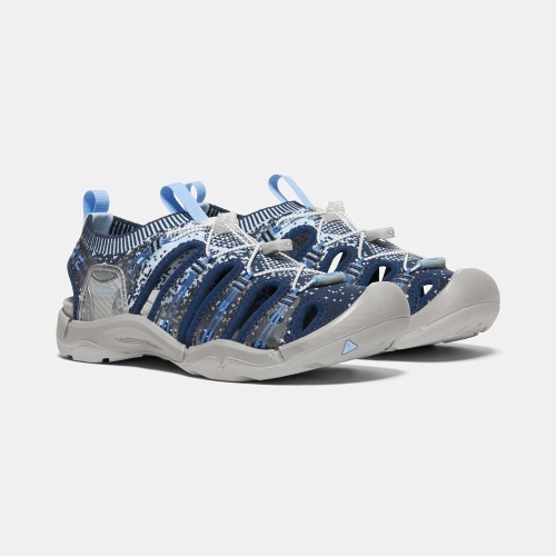 Keen Evofit One Vandringssandaler Dam Blå | KVFGS6805