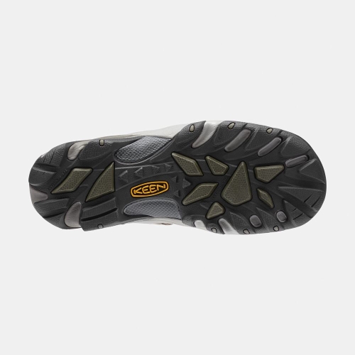 Keen Flint Low Steel Tå Arbetsskor Herr Olivgröna | VNZGB4256