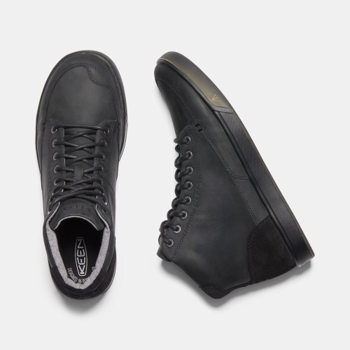 Keen Glenhaven Mid Casual Skor Herr Svarta | FISAK7195