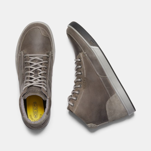 Keen Glenhaven Mid Sneakers Herr Mörkgrå | JDAIU9148