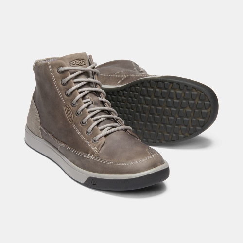 Keen Glenhaven Mid Sneakers Herr Mörkgrå | JDAIU9148