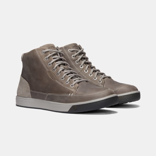 Keen Glenhaven Mid Sneakers Herr Mörkgrå | JDAIU9148