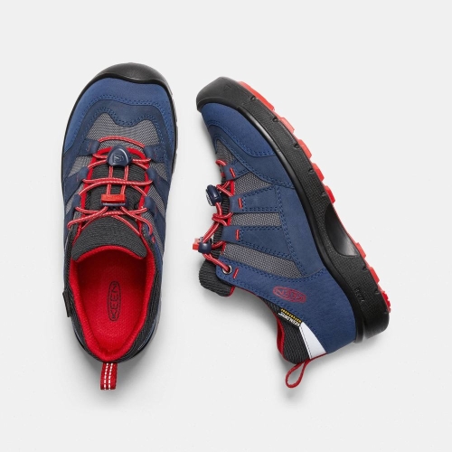 Keen Hikeport Vattentäta Sneakers Barn Blå Röda | TOCSY6724