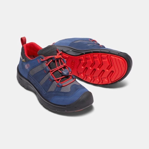 Keen Hikeport Vattentäta Sneakers Barn Blå Röda | TOCSY6724
