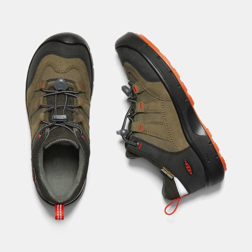 Keen Hikeport Vattentäta Sneakers Barn Olivgröna Svarta | IRTVW9521