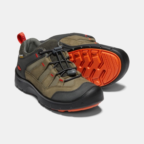 Keen Hikeport Vattentäta Sneakers Barn Olivgröna Svarta | IRTVW9521