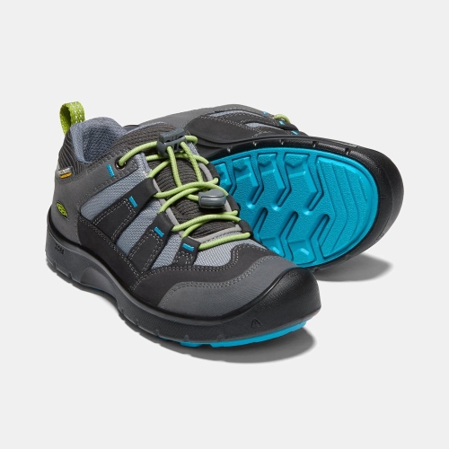 Keen Hikeport Vattentäta Sneakers Barn Svarta Grå Gröna | XVYUO0427