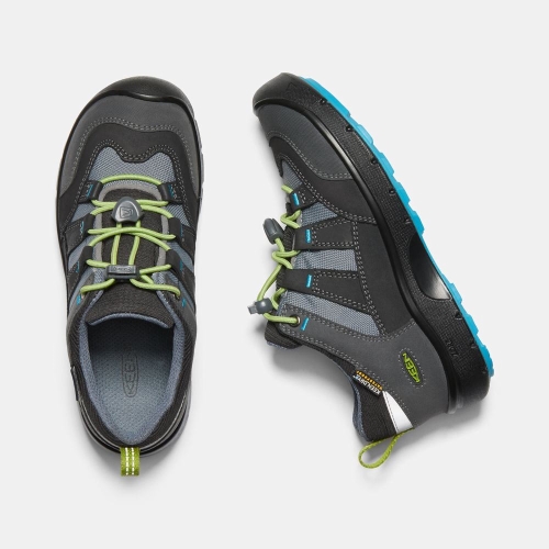 Keen Hikeport Vattentäta Sneakers Barn Svarta Grå Gröna | XVYUO0427