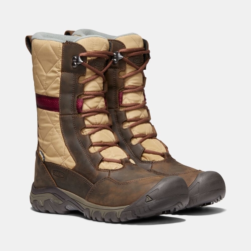 Keen Hoodoo III Höga Vinterkängor Dam Bruna Gula | RWETB4783