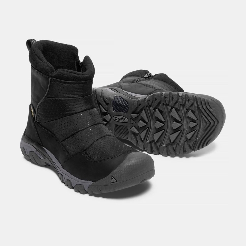 Keen Hoodoo III Low Zip Vinterkängor Dam Svarta | UJOAY8497