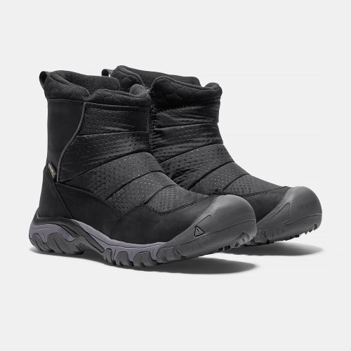 Keen Hoodoo III Low Zip Vinterkängor Dam Svarta | UJOAY8497